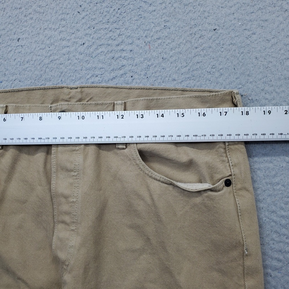 Levi's 501 Jeans Mens 34x30 Brown Denim Red Tab Streetwear 5-Pocket Straight Leg - Picture 6 of 12